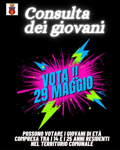 Consulta dei giovani: vota il 29 maggio