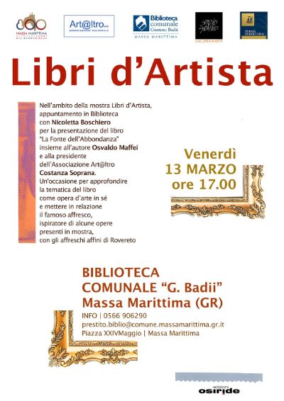 presentazione del libro di Osvaldo Maffei 