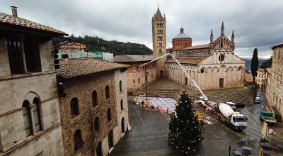 Lavori piazza Massa Marittima