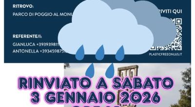 Rinviato evento di pulizia ambientale