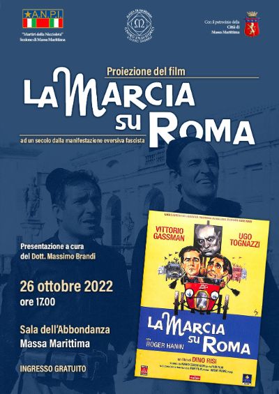 Proiezione del film "La marcia su Roma" di Dino Risi