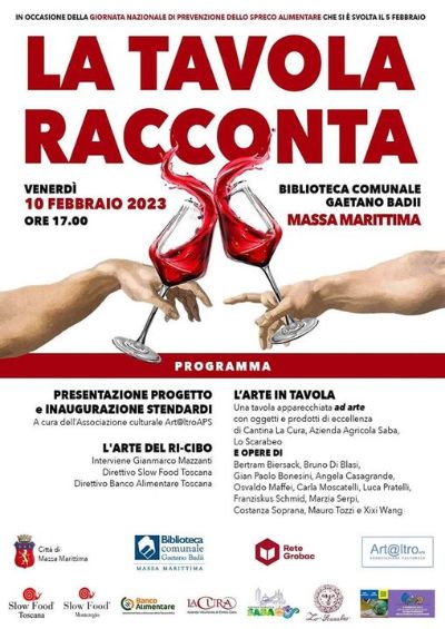 Locandina "La tavola racconta"