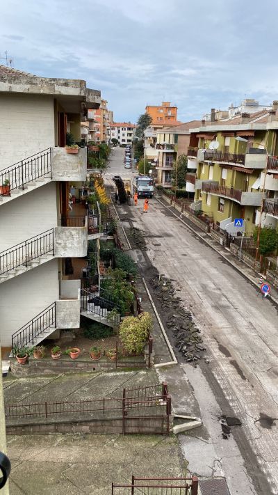 Lavori in via Fermi