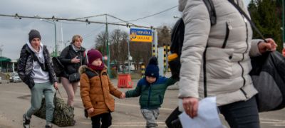 Donne e minori in fuga dall'Ucraina