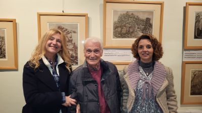 Dino Petri con Maria Pia Vecchi e Irene Marconi (Foto Franco Ceccherini)