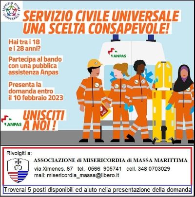 Locandina Misericordia servizio civile