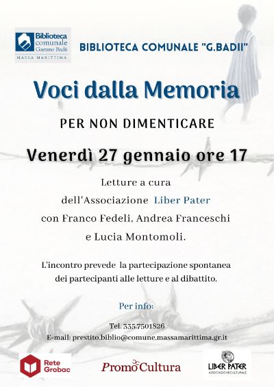 Voci dalla memoria locandina 