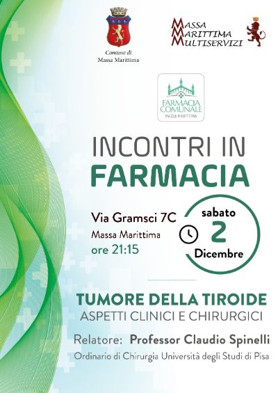 Incontro in farmacia sabato 2 dicembre