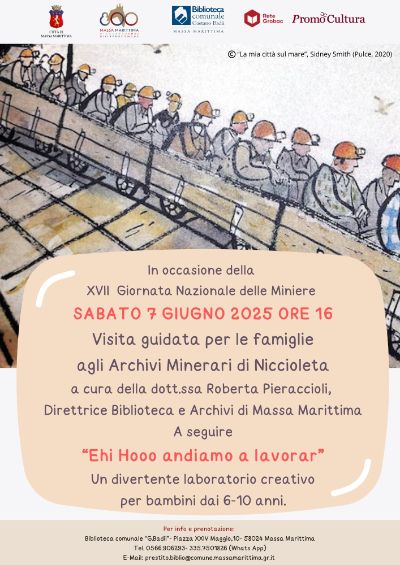 Una visita guidata per le famiglie agli Archivi Minerari di Niccioleta