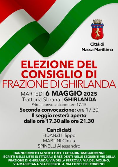 Rinnovo Consiglio di Frazione di Ghirlanda