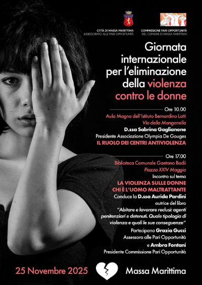 Locandina 25 novembre Massa Marittima