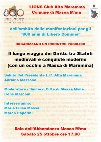  "Il lungo viaggio dei diritti": locandina