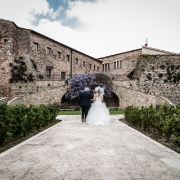 Matrimonio nel cortile sottostante il Complesso di San Pietro all'Orto