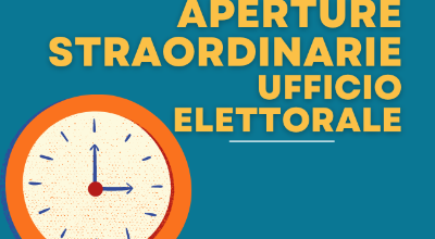 Aperture straordinarie Ufficio Elettorale