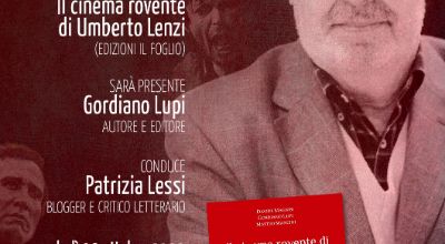 Locandina su evento dedicato a Umberto Lenzi: 19 ottobre 2022