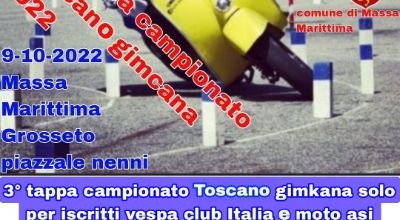 Locandina Gimkana Vespa Club