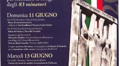 Locandina commemorazione Strage di Niccioleta