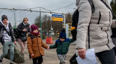 Donne e minori in fuga dall'Ucraina