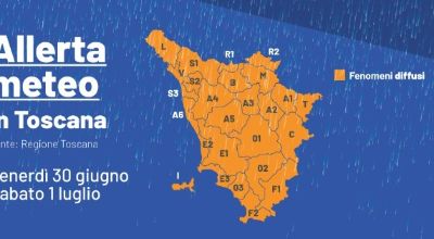 Allerta meteo 30 giugno e 1 luglio