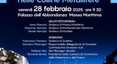 Locandina del Convegno sullo sviluppo industriale delle Colline Metallifere