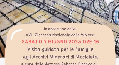 Una visita guidata per le famiglie agli Archivi Minerari di Niccioleta Una visita guidata per le famiglie agli Archivi Minerari di Niccioleta