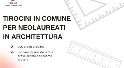 Tirocinio in Comune per neolaureati in Architettura
