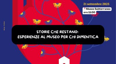 Locandina dell'evento "Le Storie che restano"