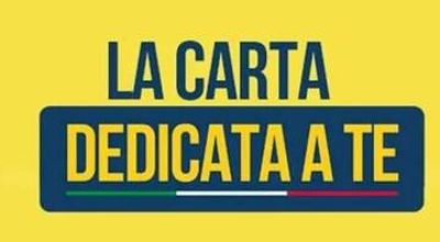 Carta dedicata a te Carta dedicata a te