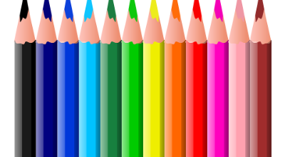 Immagine raffigurante una serie di matite colorate