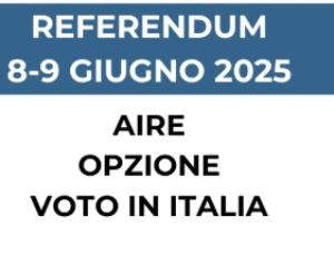 AIRE opzione voto Italia