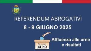 RISULTATI REFERENDUM 2025 RISULTATI REFERENDUM 2025